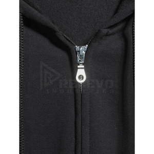 Sudadera con Capucha y Cremallera Completa para Hombre con Logotipo Personalizado, de Algodón y Forro Polar, Chaqueta Casual Estilo Urbano, Proveedor Mayorista OEM ODM - Product Image 6