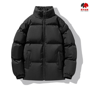 เสื้อแจ็คเก็ตพัฟเฟอร์ผู้ชายแบบสั่งทำพิเศษสำหรับฤดูหนาว คอตั้ง ปิดด้วยซิป โลโก้สั่งทำด้านหน้า ผ้าระบายอากาศได้ดี - Product Image 4