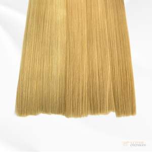 Trama de cabello sin enredos que se caen Envío a todo el mundo Precio al por mayor Color personalizable Extensiones de cabello Remy Crudo Sin procesar - Product Image 3