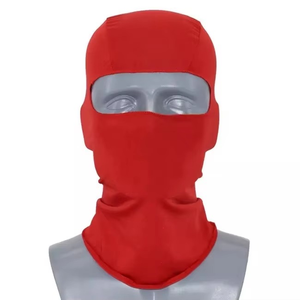 Cagoule intégrale personnalisée 3 trous pour le ski, broderie logo, style rappeur bandit, tricotée pour l'hiver, respirante et 100% imperméable - Product Image 2