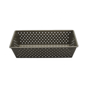 Moule à pain en acier aluminisé antiadhésif perforé de 25 cm, respectueux de l'environnement, conforme aux normes FDA/LFGB, compatible lave-vaisselle et four - Product Image 1