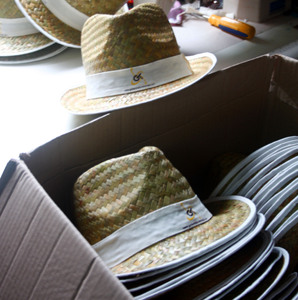 100% Handcrafted Natural Raffia Straw <b>Hat</b> with Wide Brim Design for Daily <b>Party</b> Outdoor Travel Summer Beach Use Made in Vietnam - Product Image 2