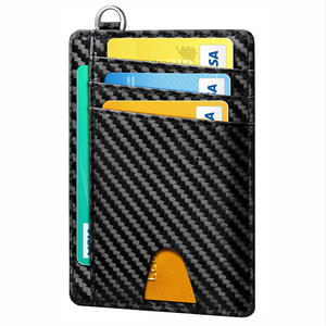 Cartera Minimalista Delgada de Cuero PU para Hombre, Elegante Tarjetero con Bloqueo RFID, Organizador de Efectivo de Gran Capacidad - Product Image 5