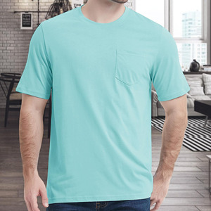 T-shirts pour hommes en mélange coton-soie de haute qualité, impression personnalisée en gros, t-shirts unis pour hommes, logo noir, jersey doux, motif uni - Product Image 3