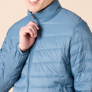 Mens Lightweight Puffer <b>Jacket</b> Winter Warm <b>Packable</b> Down Coat Stand Collar Zip Up Outerwear Windproof Quilted Casual Travel Tops - Product Image 5