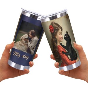 Stainless Steel Tumbler 20oz Double Wall <b>Insulated</b> Drinkware Modern Design Travel <b>Mug</b> - Product Image 2
