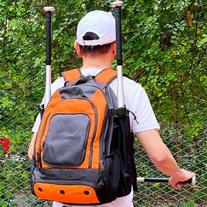 Sac à dos bandoulière multi-sports et baseball Lawd Sports avec compartiment à chaussures, léger en coton, capacité 30-40L pour usage extérieur - Product Image 2