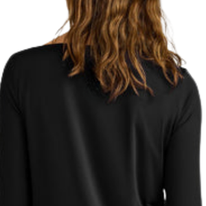 Women Relaxed <b>Slash</b> Neck Long Sleeve <b>Top</b> Casual Loose Fit Comfortable Fashion Shirt Everyday Wear Custom OEM ODM Wholesale - Product Image 4