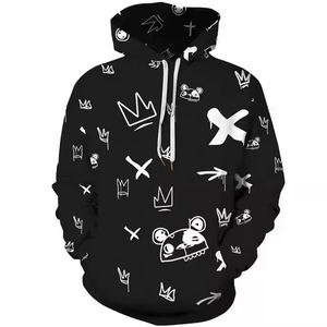 Sudadera con Capucha de Anime para Hombre, Sublimada con Estampado de Poliéster, Logotipo Personalizado de Alta Calidad, Estampado Completo, Tejido de Jersey Antiencogimiento - Product Image 1