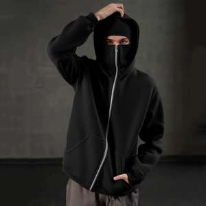 Sweat à capuche surdimensionné personnalisé à double capuche, en coton lourd 100 %, streetwear pour homme, qualité supérieure, sweat à capuche OEM haut de gamme - Product Image 6