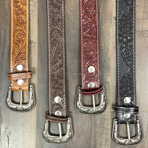 Cinturones de diseñador de Venta caliente marcas famosas moda mano Tooled cuero genuino diseñador Aleación de lujo Pin hebilla hombres y mujeres cinturones - Product Image 6