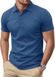 Camisas Casuales de Alta Calidad para Hombre, Personalizadas de Fábrica, con Spandex/Poliéster, Bordado Frontal, Impresión, Marca Privada, OEM, Venta al Por Mayor - Product Image 4