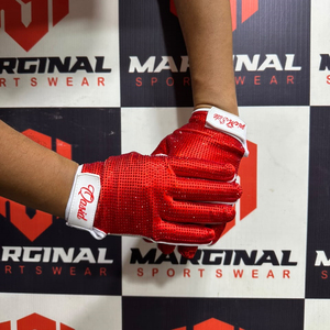 Guantes de Fútbol Americano con Pedrería Personalizados de Alta Calidad, Guantes Deportivos con Pedrería Súper Adhesivos para Adultos - Product Image 6