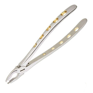 Forceps d'extraction manuels pour molaires supérieures, instruments orthodontiques de laboratoire dentaire, légers, en acier inoxydable allemand, vente en gros - Product Image 2