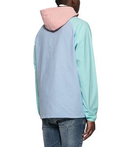 Jersey liso personalizado de lujo, ropa deportiva con capucha, chaqueta cortavientos para hombre, chaqueta ligera a prueba de viento de nailon con bloque de Color - Product Image 2