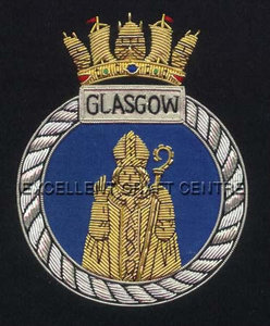 GLASGOW High Quality Lace Embroidered Patch <b>Sew</b>-On Fabric Badge Circular Luxury Design for Garment - Product Image 2
