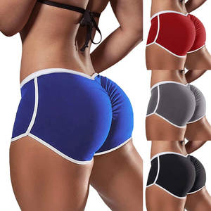High Waist Vintage Button Rivet Athletic Gym Workout Sports Shorts Women <b>Seamless</b> <b>Legging</b> Running Yoga Shorts Oxford Fabric - Product Image 4