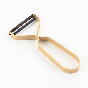 Éplucheur en aluminium, gris foncé, vert, rouge, rose, or, bleu, couleur mate, fabriqué au JAPON, vente en gros, ustensiles de cuisine, facile à nettoyer - Product Image 2