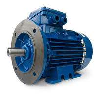 Moteur électrique industriel à haut rendement Unicorn 2043V 15HP 4 pôles 3 phases 380-440V à montage sur bride, bobinage en cuivre, usage intensif