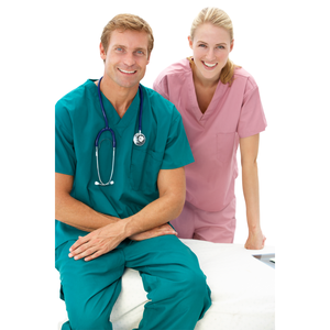 ชุดยูนิฟอร์มสครับแบบสปอร์ต ไซส์ใหญ่ ระบายอากาศได้ดี ไม่ยับง่าย ชุดพยาบาล ชุดแพทย์ ผ้าเนื้อนุ่มมาก สำหรับผู้ชายและผู้หญิง - Product Image 2