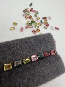 Turmalina 100% Natural Multicolor Corte Baguette 15CT Suelta Genuina Minada en Tierra de Origen Africano con Juego de Color y Fuego para Joyería Personalizada - Product Image 5