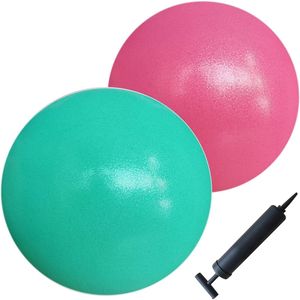 Ballon d'exercice de 9 pouces avec pompe pour Pilates, Yoga et Stabilité du tronc - Pack 1 comprenant 1 ballon et 1 pompe - Pack 2 comprenant 2 ballons - Product Image 1