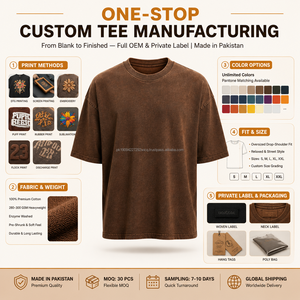 Camiseta Extra Grande para Hombre, Color Marrón, 100% Algodón, Cuello Redondo, Manga Corta, Estilo Casual, Color Sólido, Logotipo Frontal, Ecológica - Product Image 3