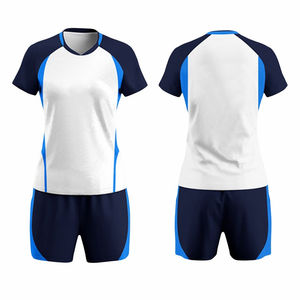Uniformes de Voleibol Personalizados Profesionales Unisex al por Mayor / Jersey Corto Estampado 100% Poliéster con Colores y Logotipos Personalizables - Product Image 4