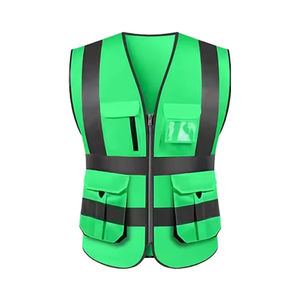 เสื้อกั๊กนิรภัยแบบมีไฟ LED กันน้ำ ANSI Class 2 พร้อมโลโก้สั่งทำพิเศษ ระบายอากาศได้ดี ผลิตจากผ้าไนลอน/โพลีเอสเตอร์ 100% ขนาด S-5XL รับผลิตแบบ OEM/ODM - Product Image 1