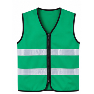 Chaleco de seguridad reflectante de alta visibilidad para almacén, ropa de trabajo, proveedor de fábrica personalizado, equipo de protección industrial al por mayor - Product Image 1