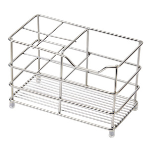 Metal Bathroom Counter Organizer Rack 2 Tier Storage Stand <b>Toothbrush</b> <b>Holder</b> Cosmetic Shelf for Vanity Sink - Product Image 3