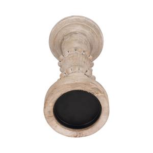 Support de bougie artisanal en bois rustique fait main pour table, cheminée, entrée, décoration de maison - Product Image 5