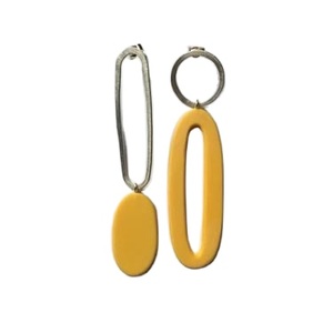 Boucles d'oreilles créoles de luxe en acrylique, design élégant et tendance, en résine colorée, bijoux unisexes, boucles d'oreilles pendantes à la mode pour femme - Product Image 4