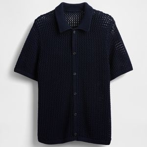 Camiseta Polo de Hombre, Estilo Vintage, con Rayas en las Mangas y Puños Acanalados, Cómoda para Uso Diario, de Alta Gama, Formal e Informal - Product Image 6