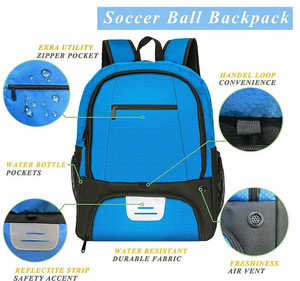 Sac de sport pour le basketball, grande capacité, avec porte-ballon dédié, compartiment à chaussures, poches de rangement pour vêtements - Product Image 5