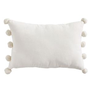 Geometric Pattern Decorative Oval Pillow Covers Washable Woolen Woven Cotton Zipper Closure American Style Home Decor <b>Cushion</b> - Product Image 4
