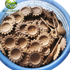 Cuchara de madera para servir ensaladas, utensilio de cocina de madera natural hecho a mano, vajilla rústica, herramienta de cocina para restaurantes, cafeterías y hogar - Product Image 6