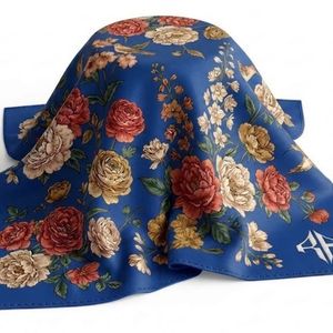 Nouveaux foulards carrés pour femmes de haute qualité en gros, 100 % soie, matériau premium, couleur unie, pour usage extérieur, logo personnalisé - Product Image 5