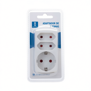 Convertisseur 1 vers 3, accessoire de gestion de câbles en plastique 5U, ADAPTATEUR 3 PRISES - Product Image 3