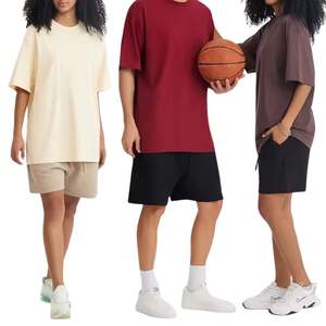 Camiseta Oversize de Alta Calidad al por Mayor para Hombre y Mujer, Color Liso, Logotipo Personalizado, Fabricante OEM ODM, Suministro de Fábrica - Product Image 5