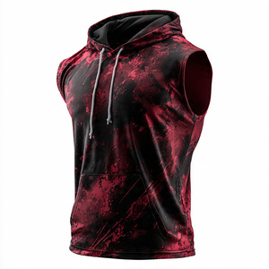 Haut de sport sans manches à action légère pour adultes et jeunes, sublimation football, unisexe - Product Image 3