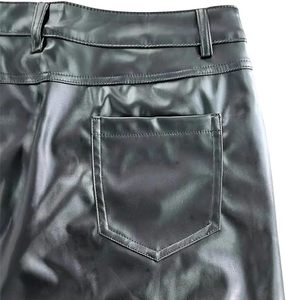 Pantalon en cuir pour homme de qualité supérieure, respirant, coupe droite, décontracté, léger, anti-plis, résistant à l'eau - Product Image 5