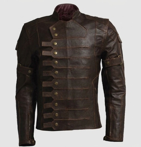 Silo <b>Sports</b> Men's <b>Black</b> Genuine Leather Moto <b>Jacket</b> Wide Lapel Collar Zipper Closure Slim Fit Regular Sleeve Winter Wear Quick - Product Image 5