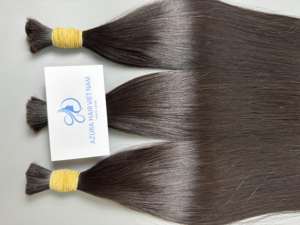 ¡Gran DESCUENTO! Venta al por mayor de cabello humano virgen cabello crudo Vietnam sin procesar doble dibujado Remy cabello 6-32 pulgadas de largo color natural - Product Image 6