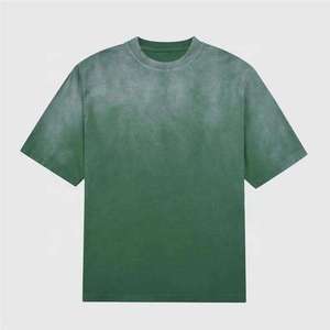 เสื้อยืดคอตตอนคุณภาพสูง ล้างสีแบบแอซิด ทรงโอเวอร์ไซส์ สวมใส่สบาย นุ่ม ทันสมัย สำหรับผู้ชาย พิมพ์ลายตามสั่ง ไซส์พลัส ลดราคาพิเศษ - Product Image 2