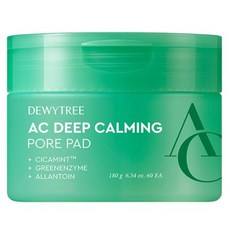 Dewtree 5 paquets de 60 tampons purifiants AC Deep Green Calming Pore Pads 180g pour peaux grasses - Product Image 1