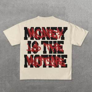 T-shirt en jersey pour homme, coupe classique, 100 % coton, streetwear, impression numérique sur le devant, col rond, manches courtes, respirant - Product Image 6