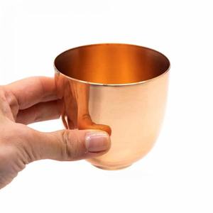 Classic Pure Copper Drinking Mug Handmade Copper Coffee Tea Mug Polished Finish by Madiha Art and Crafts - Product Image 2