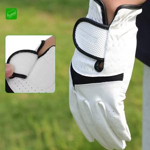 100% cuir véritable 2025 meilleur produit en peau de mouton nouveau logo personnalisé tissu léger vêtements de sport gants de golf adulte - Product Image 6