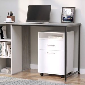 Meuble de bureau en métal blanc, armoire de classement/de rangement - Grande capacité, polyvalente pour la maison, le bureau, l'école, l'entrepôt, l'atelier et l'hôtel - Product Image 2